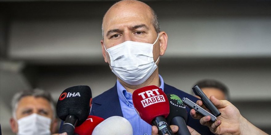 İçişleri Bakanı Süleyman Soylu, Of'taki sel ve heyelanlara ilişkin açıklama yaptı
