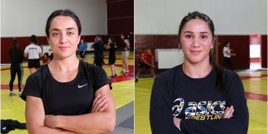 Kadın Milli Güreşçilerin Hedefi Olimpiyatlarda Madalya