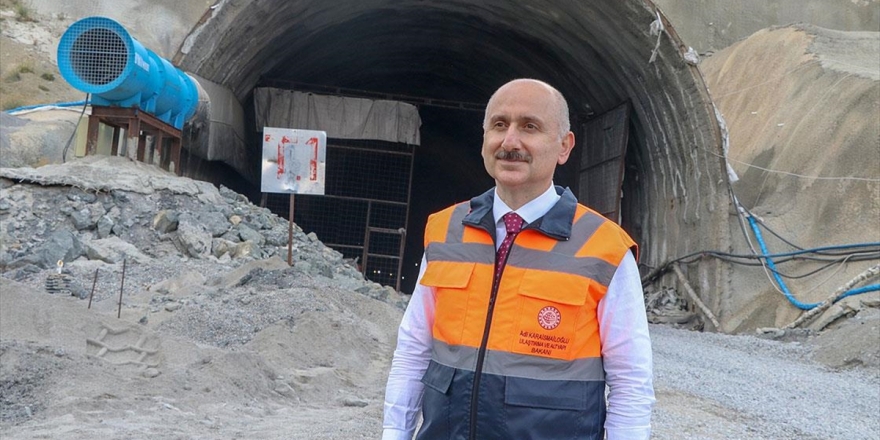 Bakan Karaismailoğlu: Kışın Zor Şartlarında Sürekli Kapanan Yollar Artık Tüneller Sayesinde Kapanmayacak