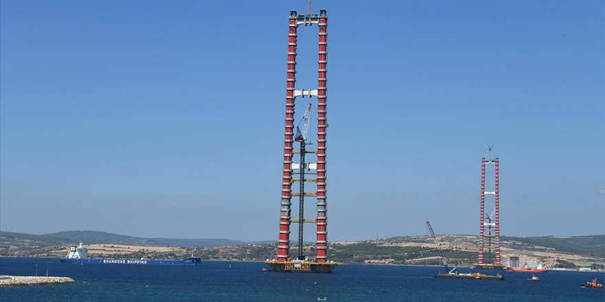 'Simgelerin Köprüsü'nün Asya Yaklaşım Viyadük Çalışmaları Sürüyor