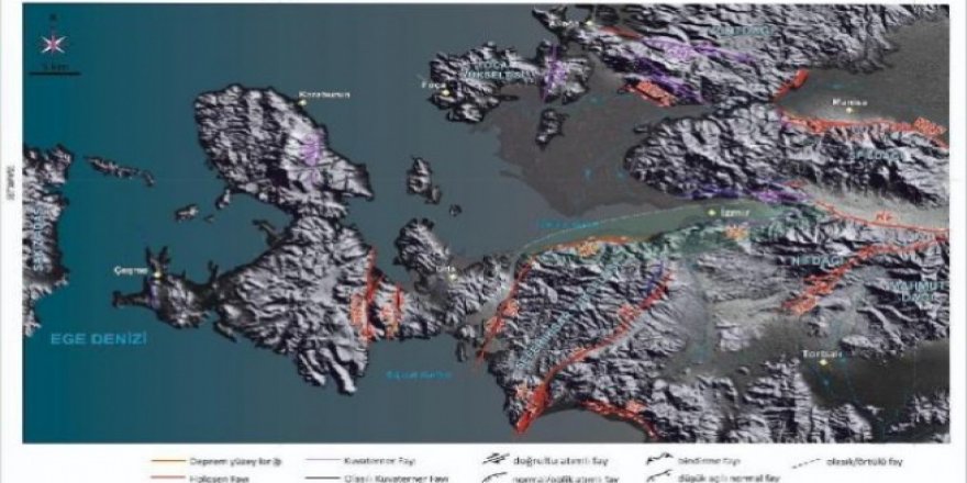 İzmir'de 1688'de 7 büyüklüğünde depreme neden olan fay tespit edildi