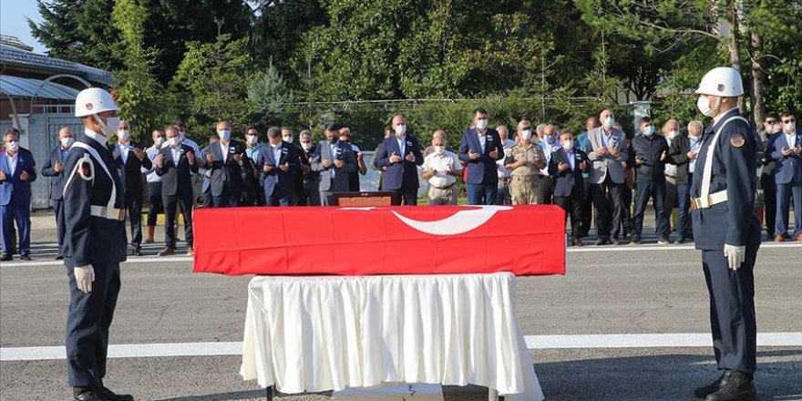 Selde şehit olan Jandarma Uzman Çavuş Onur Kıran için tören düzenlendi