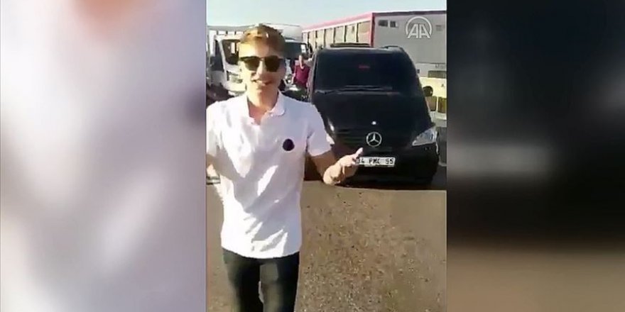 Trafikte tartıştığı sürücüyü bıçakla yaralayıp kaçan şüpheli yakalandı