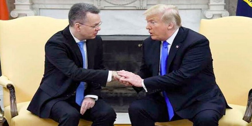 Trump'tan Cumhurbaşkanı Erdoğan'a Rahip Brunson övgüsü: Birkaç konuşmadan sonra onunla anlaştık