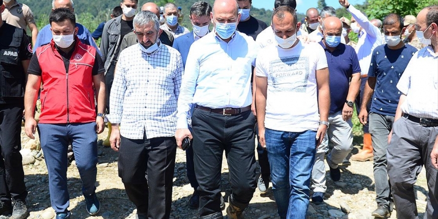 İçişleri Bakanı Soylu: Giresun'daki Selde Şu Ana Kadar 8 Vatandaşımız Hayatını Kaybetti