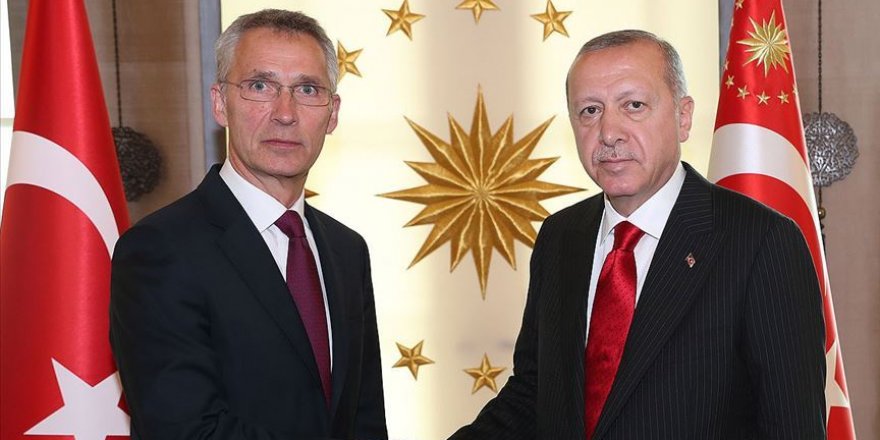 Cumhurbaşkanı Erdoğan, Stoltenberg ile Doğu Akdeniz'i görüştü