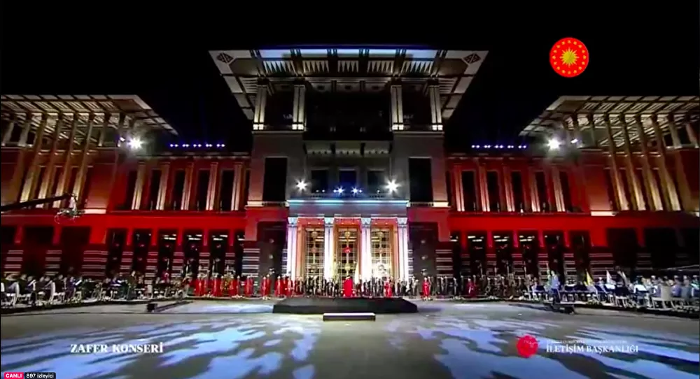 Cumhurbaşkanlığı Külliyesi'nde '30 Ağustos Zafer Bayramı' konseri