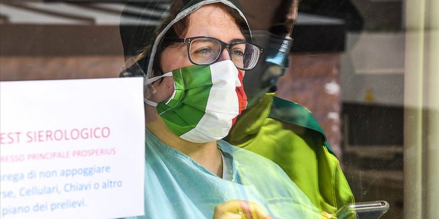 İtalya'da Kovid-19 vaka sayısındaki günlük artış yavaşladı