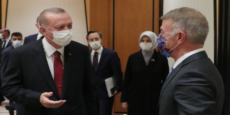 Erdoğan, Trabzonspor heyetini kabul etti