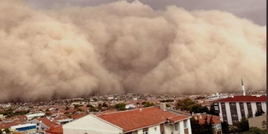 İşte Ankara'daki Kum Fırtınası