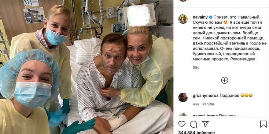 Zehirlenen Rus Muhalif Navalnıy'nin Sağlık Durumu İçin Açıklama