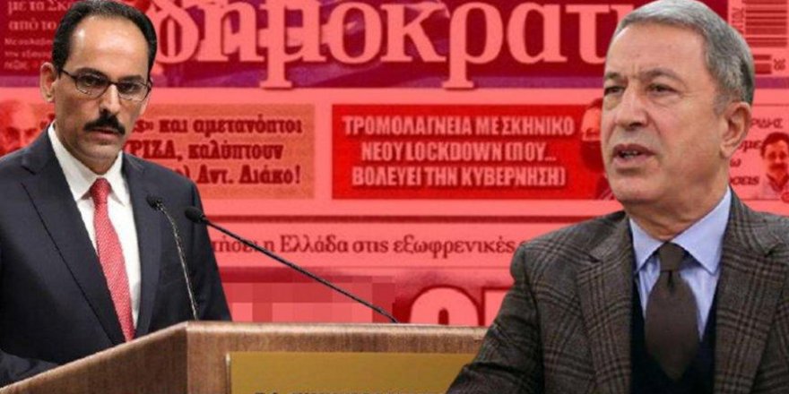 Yunan Gazetesindeki O Manşete Sert Tepki