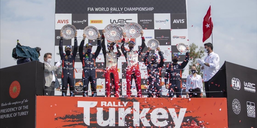 Türkiye Rallisi'nin Galibi Büyük Britanyalı Pilot Elfyn Evans Oldu