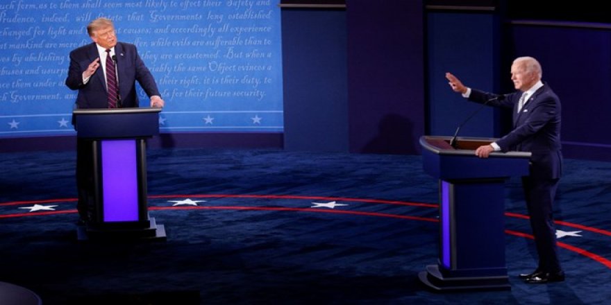 Trump ve Biden Canlı Yayında Karşı Karşıya Geldi