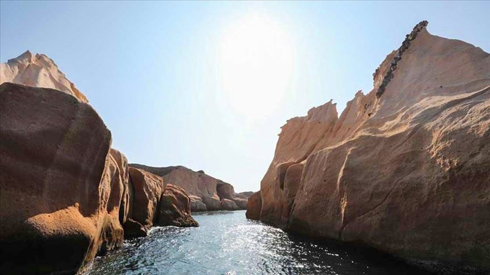 'Denizin Peribacaları' Siren Kayalıkları görenleri şaşırtıyor