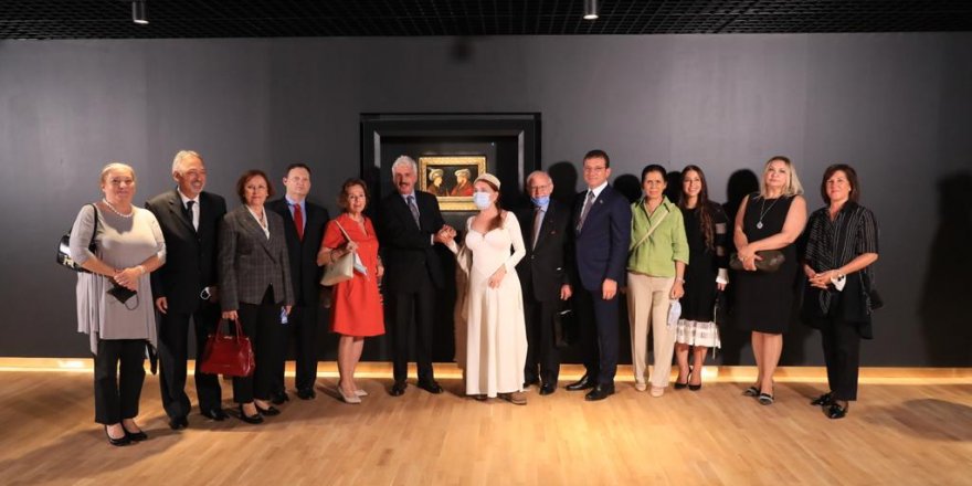 İmamoğlu, Fatih’in tablosunu  Osmanlı Hanedanı fertleriyle buluşturdu