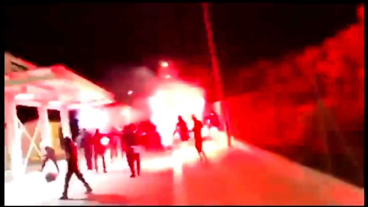 Rumlardan KKTC’ye havai fişekli tahrik!