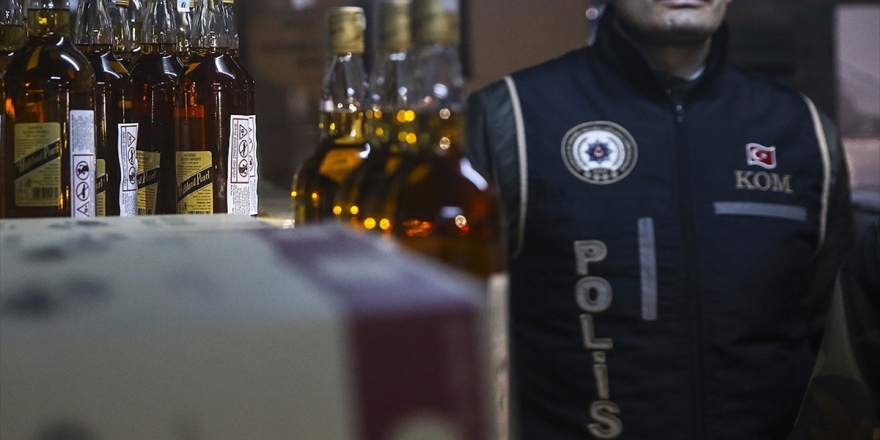 Yılbaşı öncesi sahte içki üreticilerine Zehir Operasyonu