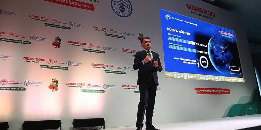 Bakan Pakdemirli İsrafı Önlemek İçin 'Söz Veriyorum' Kampanyası Başlattı