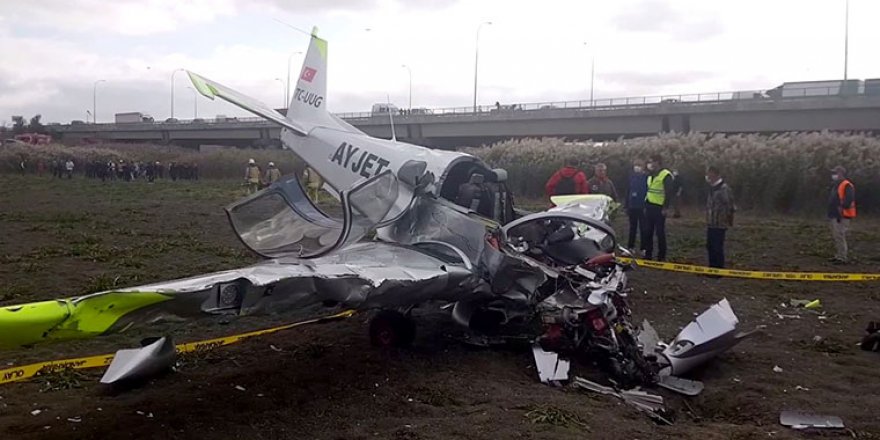 İstanbul'da Düşen Uçaktan Pilotun Durumu Belli Oldu