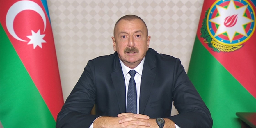 Azerbaycan Cumhurbaşkanı Aliyev: Ermenistan'ın Gence'ye Saldırıları Savaş Suçudur