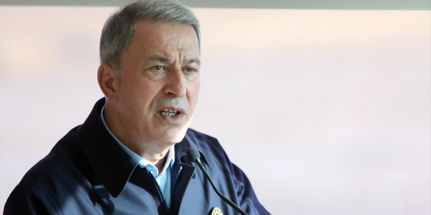 Milli Savunma Bakanı Akar: Doğu Akdeniz Ve Ege'de Komşularımızı Diyaloğa Davet Ediyoruz