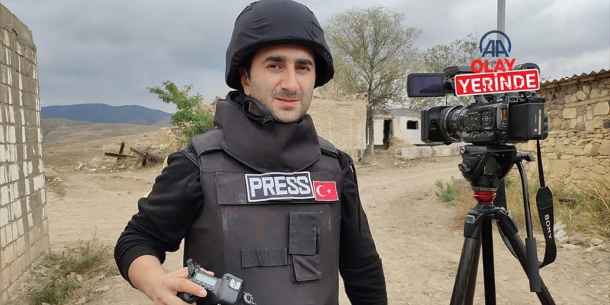 AA'nın Savaş Muhabirliği Eğitimini Alan Gazeteciler Dağlık Karabağ Cephesinde