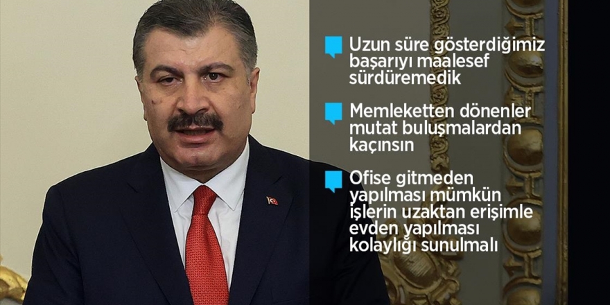 Bakan Koca: Gelinen Nokta Daha Kuralcı Ve Disiplinli Olmamızı Zorunlu Kılmakta