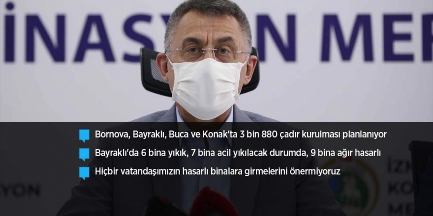 Cumhurbaşkanı Yardımcısı Oktay: İzmir'deki Depremde Hayatını Kaybedenlerin Sayısı 51'e Yükseldi