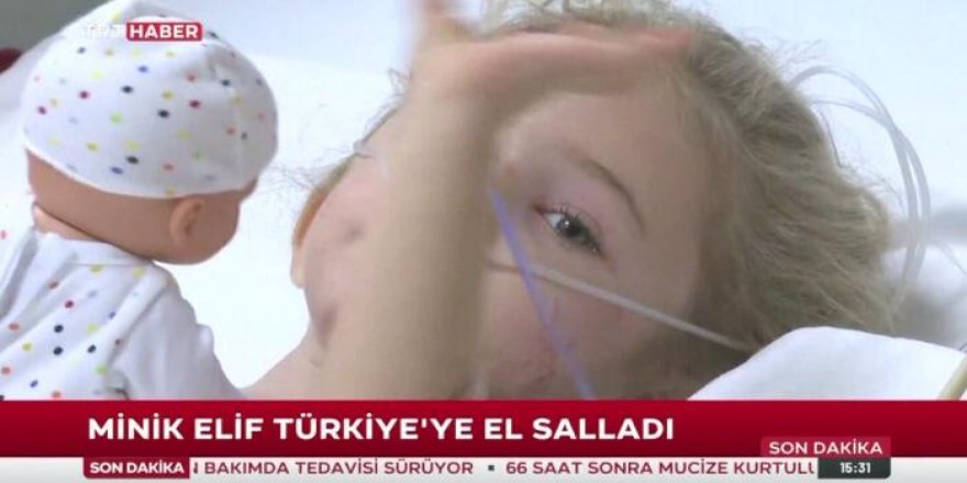 İşte Mucize Bebek Elif'ten İlk Görüntü