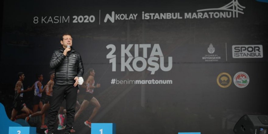 İmamoğlu: “Maraton, İstanbul’un olimpiyat ruhunun kıvılcımı”