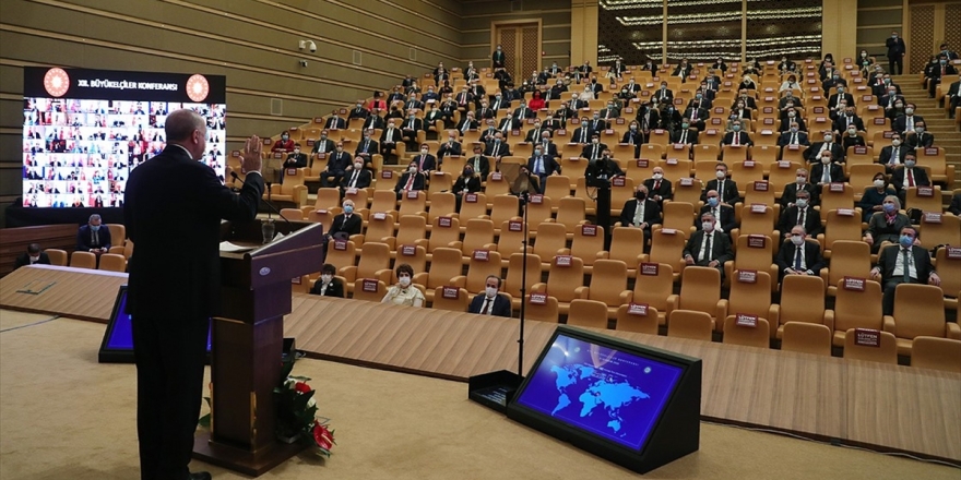 Cumhurbaşkanlığı Külliyesi'ndeki Etkinliğe 'Yerli Video Konferans Sistemi' Damgası