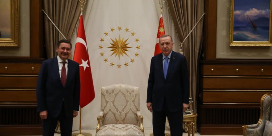 Melih Gökçek'ten Erdoğan'a Sürpriz Ziyaret!
