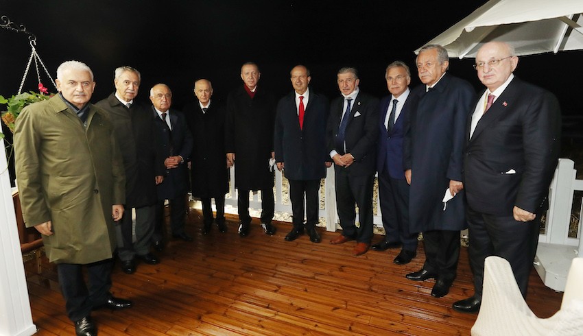 Erdoğan, Bahçeli ve Tatar Maraş'ta