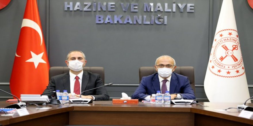 Adalet Bakanı Gül ve Maliye Bakanı Elvan'dan Reform Zirvesi