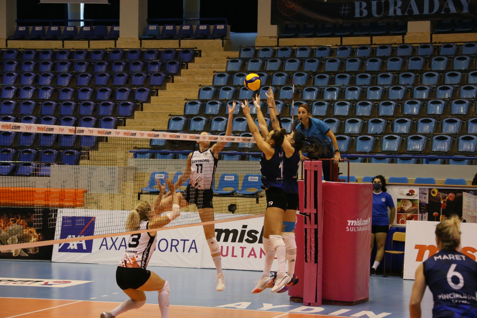 AYDIN'IN SULTANLARI RÜZGAR GİBİ ESTİ VE KAZANDI