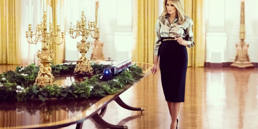 Melania Trump Son Noel'i Beyaz Sarayda Kutlayacak