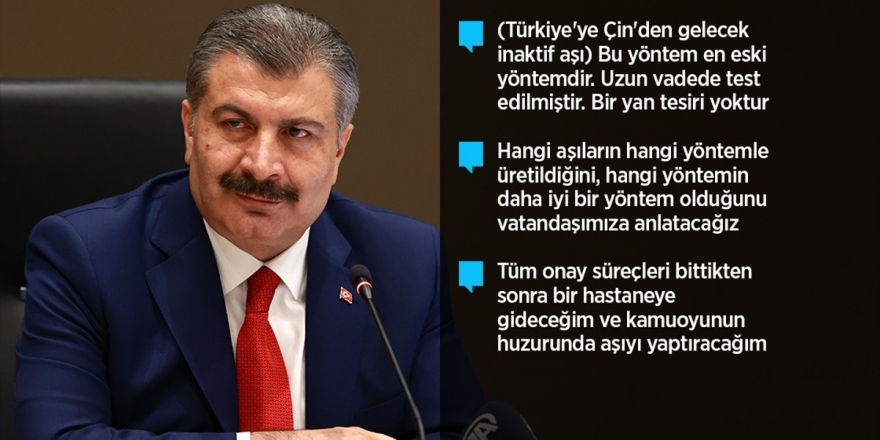 Bakan Koca, Kovid-19 Aşı Çalışmalarının Detaylarını Anlattı