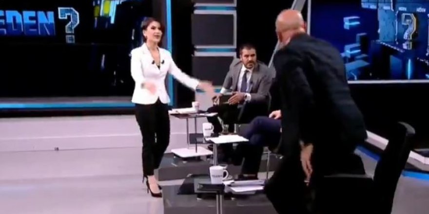 Canlı Yayında Ortalık Karıştı! Yayını Terk Etti