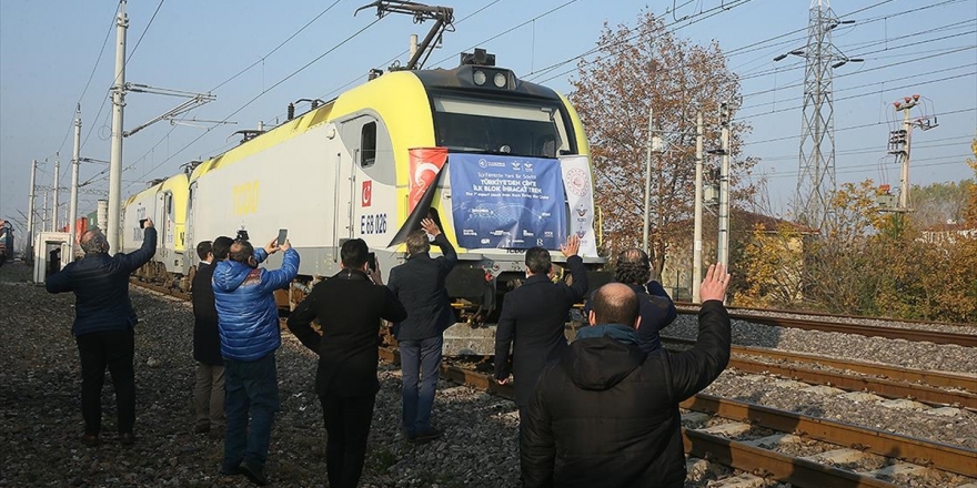 Türkiye'den Çin'e Gidecek İlk Blok İhracat Treni Kocaeli'ye Ulaştı
