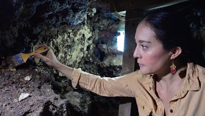 Meksika’da Aztek kafatası kulesinin yeni bölümleri ortaya çıkarıldı
