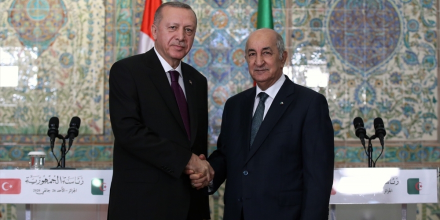 Cumhurbaşkanı Erdoğan, Cezayir Cumhurbaşkanı Tebbun İle Telefonla Görüştü