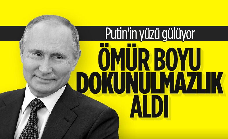 Putin'e Ömür Boyu Dokunulmazlık