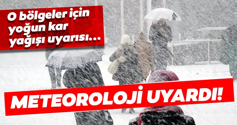 Lapa lapa Kar Yağacak Yağmur Yaşamı Felç Edecek. Meteoroloji Acil Koduyla İl İl Uyardı