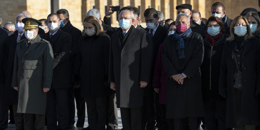 ikinci Cumhurbaşkanı İsmet İnönü Anıtkabir'de anıldı