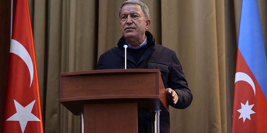 Bakan Akar: Azerbaycanlı Kardeşlerimizin Hakkını Müdafaa Etme Görevimizi Yerine Getireceğiz