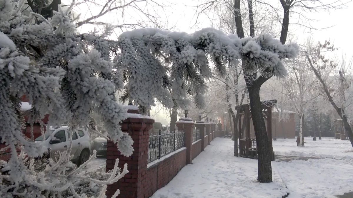Ardahan’da termometreler eksi 25 dereceyi gördü