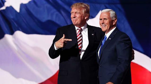 Trump'a yardımcısı Pence Twitter hesabına Biden'ın fotoğrafını koydu