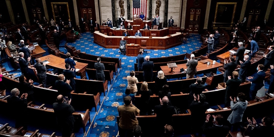 Abd'de Kongre Başkanlık Seçimini Biden'ın Kazandığını Resmi Olarak Tescil Etti