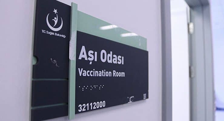 Aşı uygulama odaları oluşturulmaya başladı
